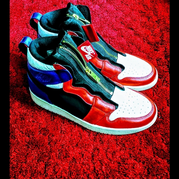 Women's Nike Air Jordan 1 Custom Sneakers Size 8 - Picture 2 of 12